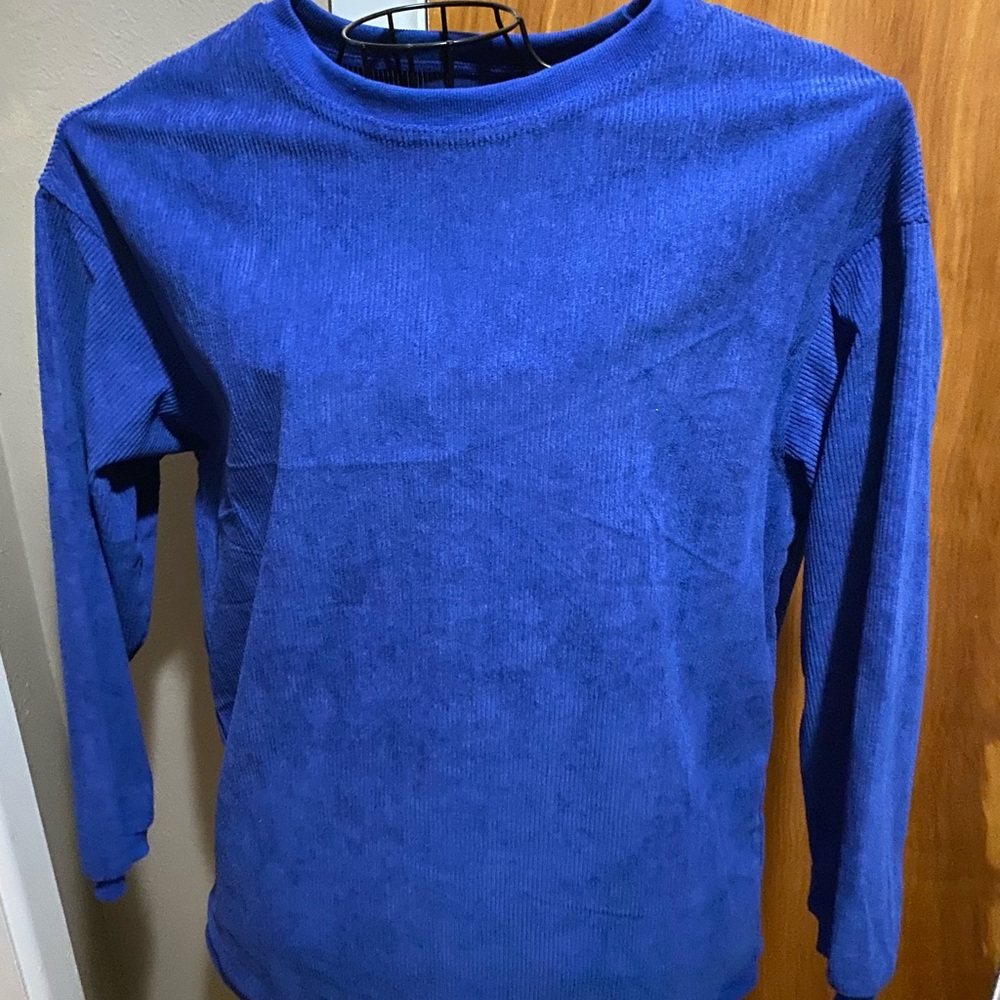Vibrant Blue Long Sleeve Top